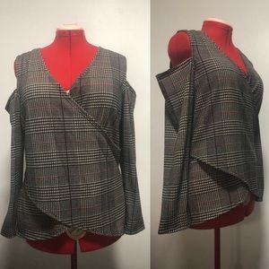 Women’s Cold Shoulder Blouse By Haute Fox